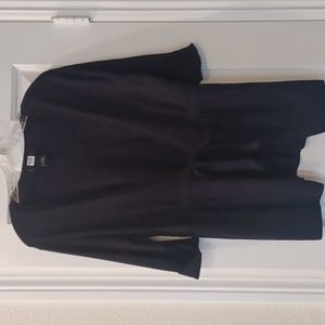 Black Tie Sweater Cover Up LRG